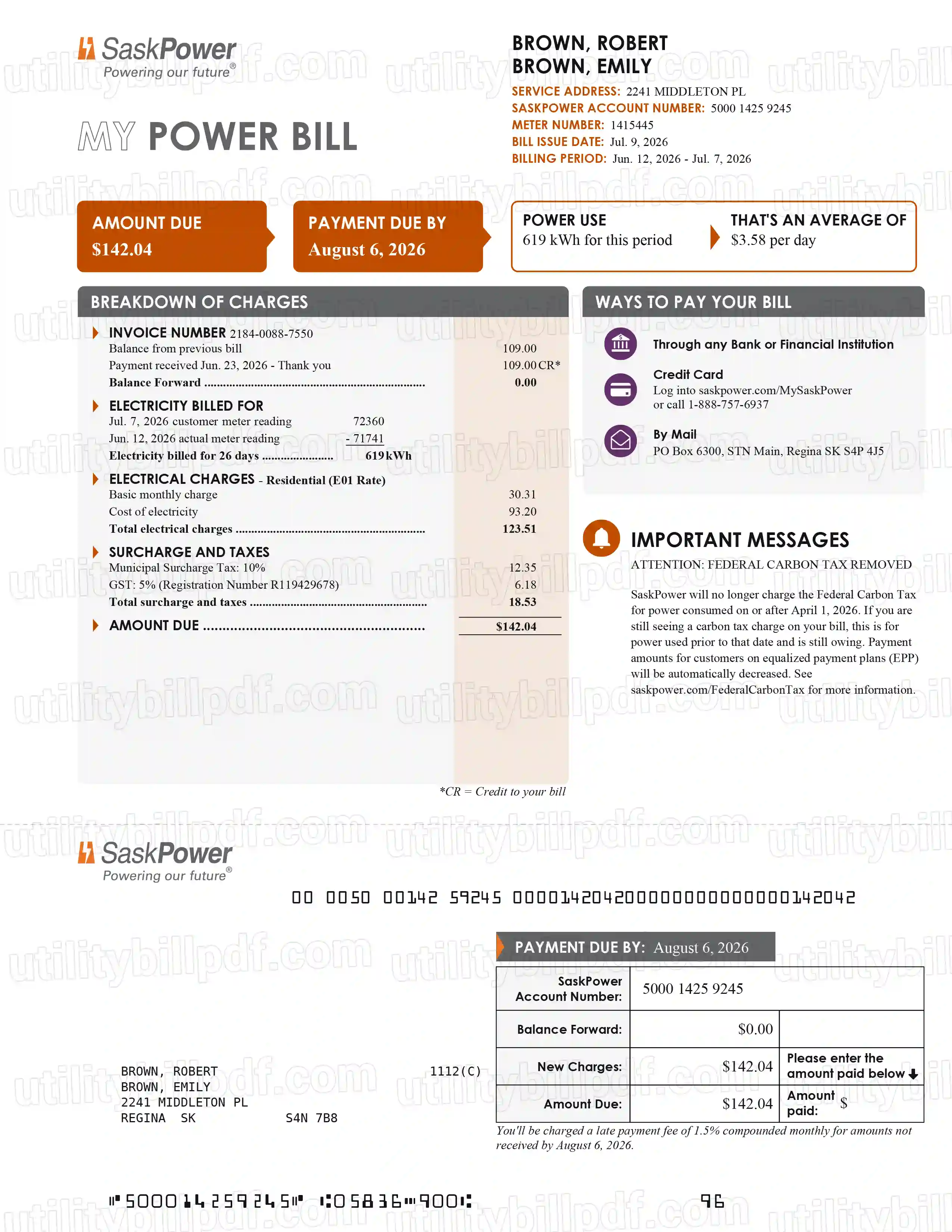 SaskPower - Saskatchewan
