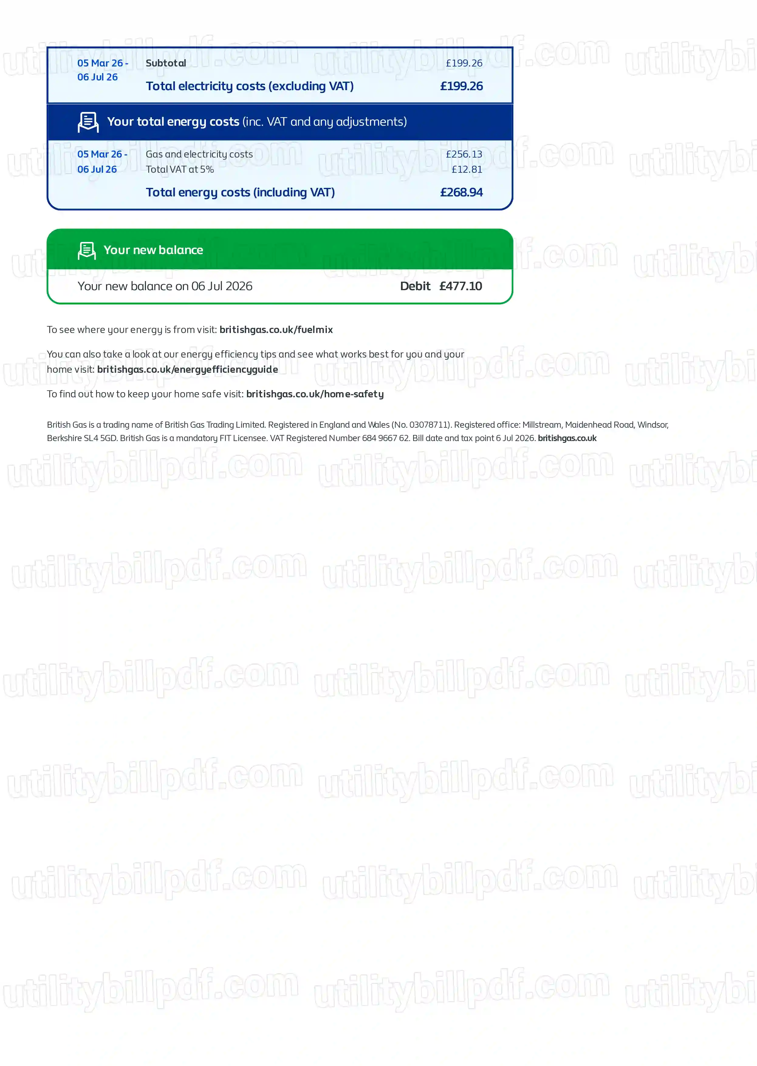 British gas